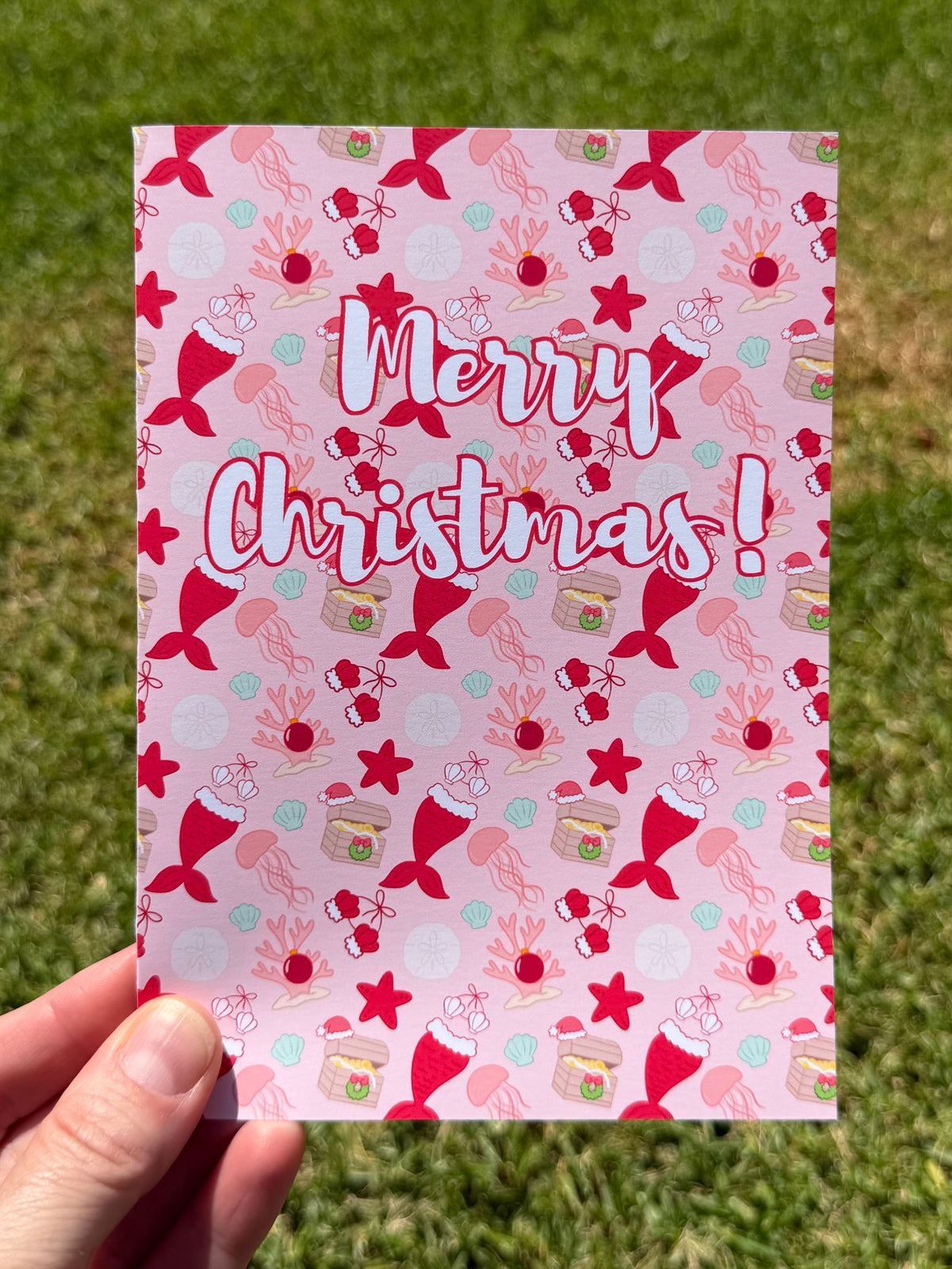 Tropical Coastal Christmas Cards