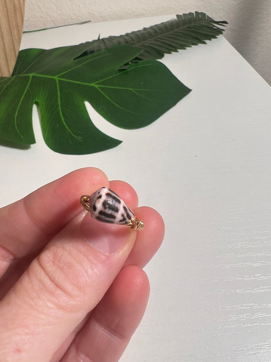 Chaldean Cone Wire Wrapped Ring - Size 6