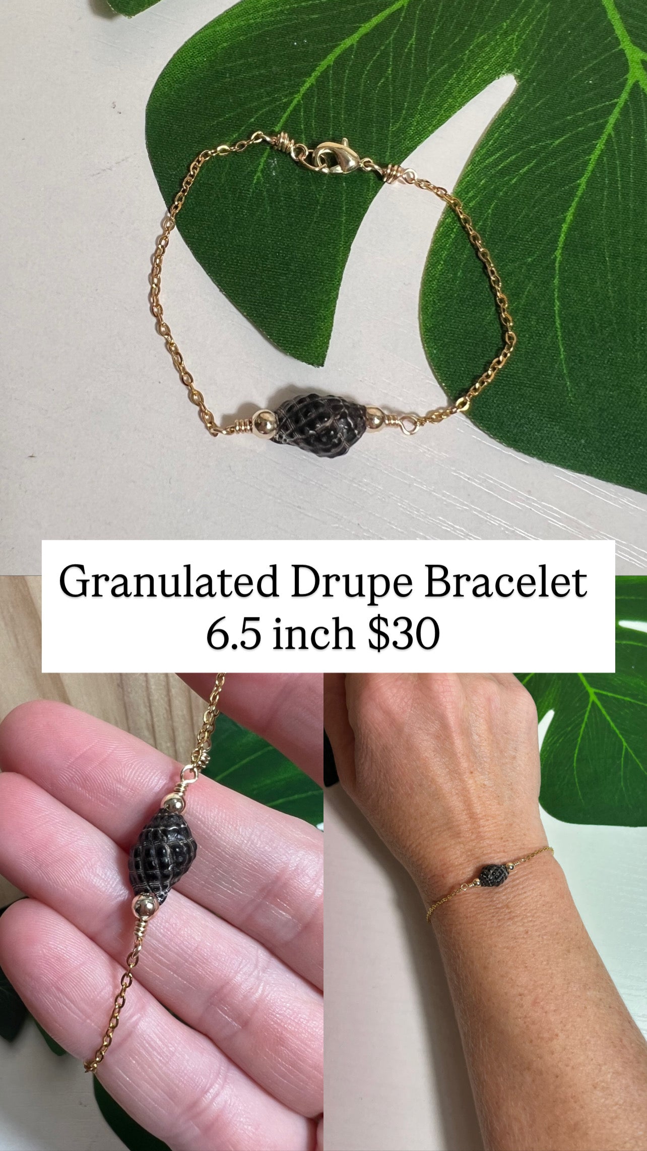 Granulated Drupe Bracelet