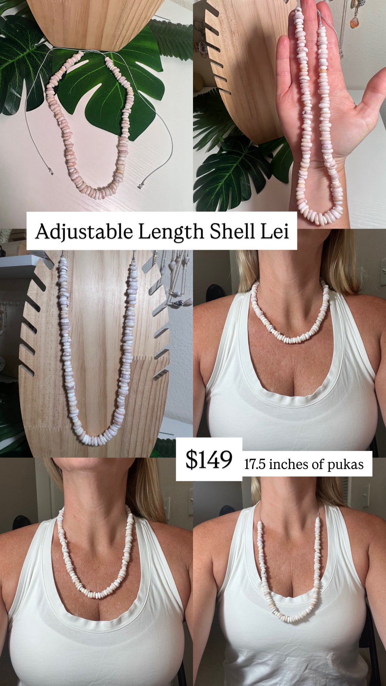 Puka Shell Lei