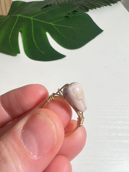 Morelets Cone Wire Wrapped Ring - Size 5 - Gold Filled