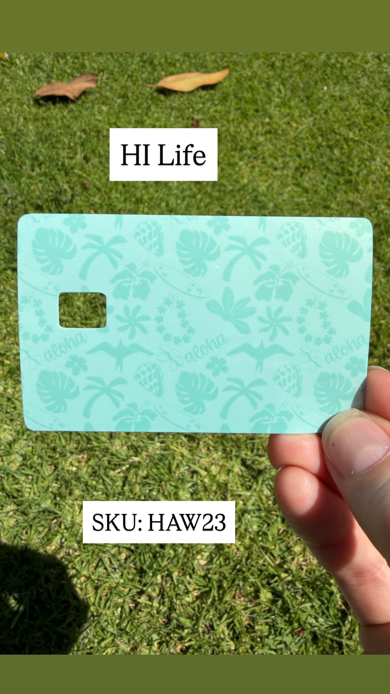 Local Hawaii Themed Card Skins