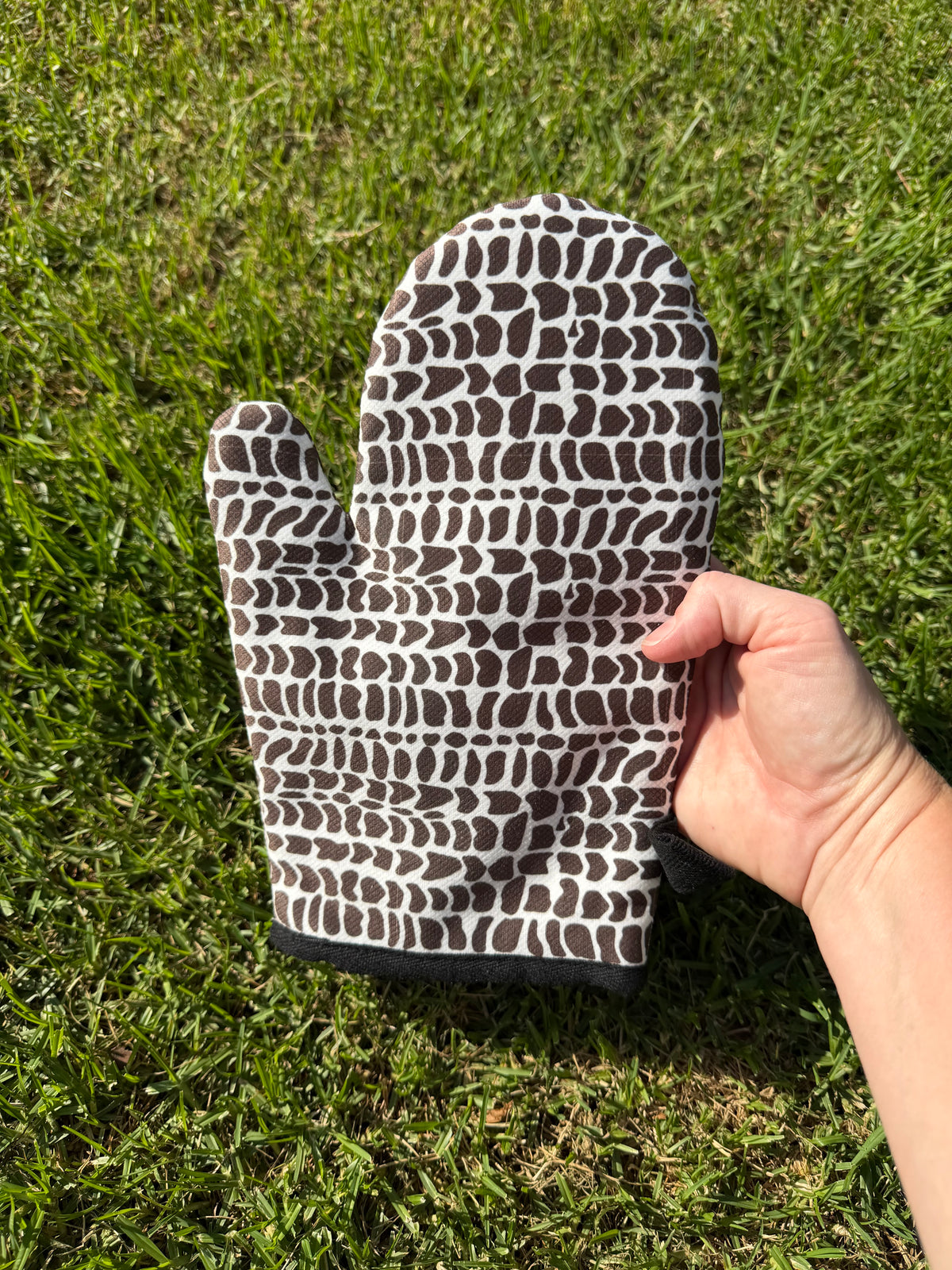 Coastal Oven Mitt | Tropical & Seashell Patterns