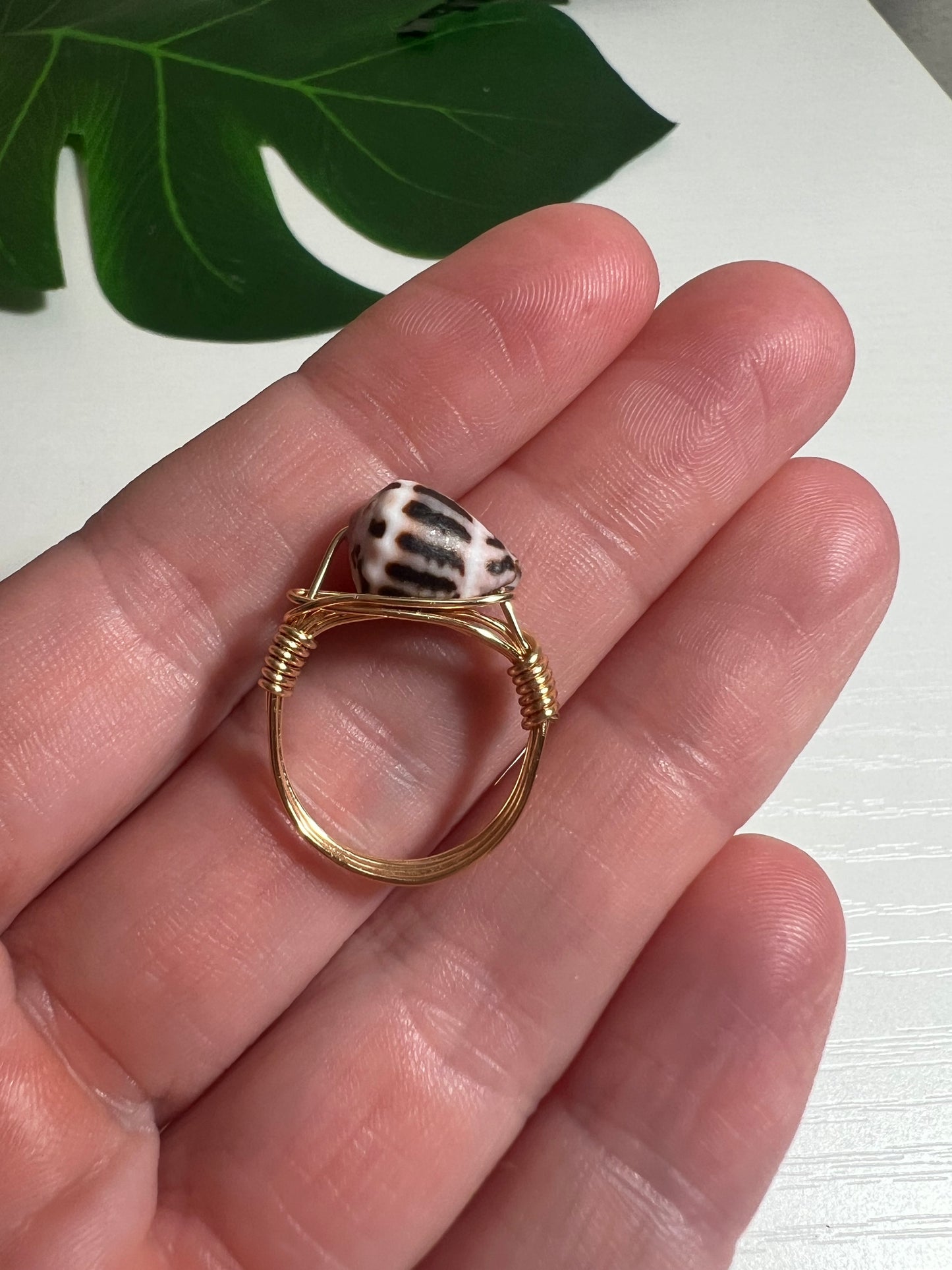 Chaldean Cone Wire Wrapped Ring - Size 6
