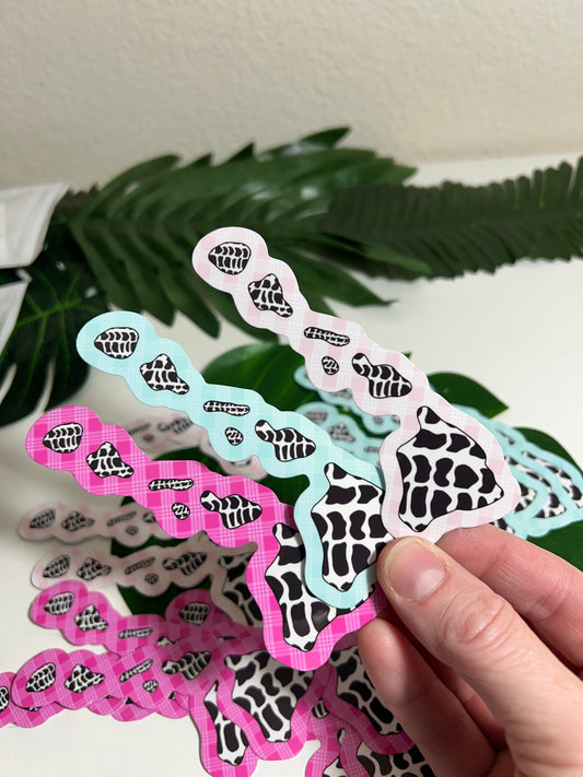 Hebrew Islands Palaka Sticker