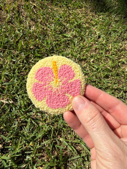 Cozy Car Coasters | Tropical & Seashell Cup Holder Coasters