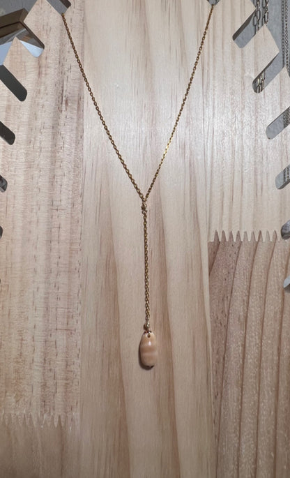 Isabella Cowry Dangle Necklace