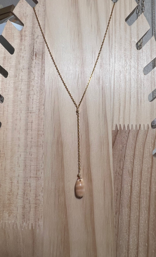 Isabella Cowry Dangle Necklace