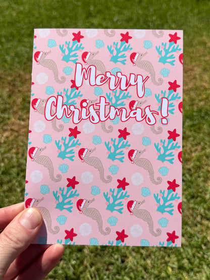 Tropical Coastal Christmas Cards