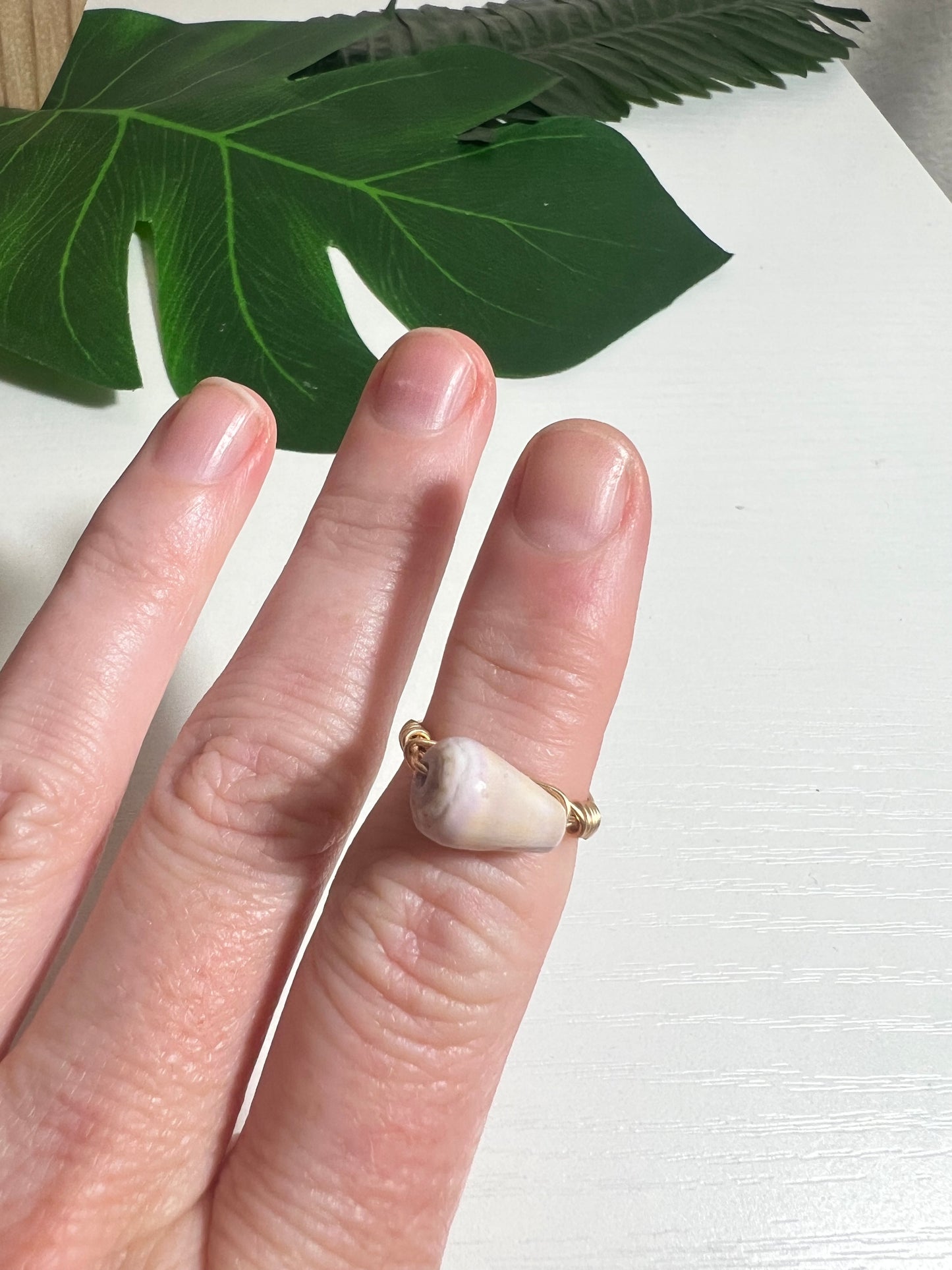 Morelets Cone Wire Wrapped Ring - Size 5 - Gold Filled