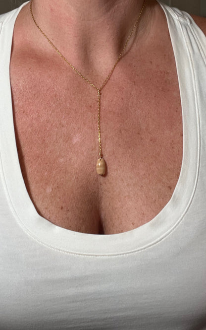 Isabella Cowry Dangle Necklace
