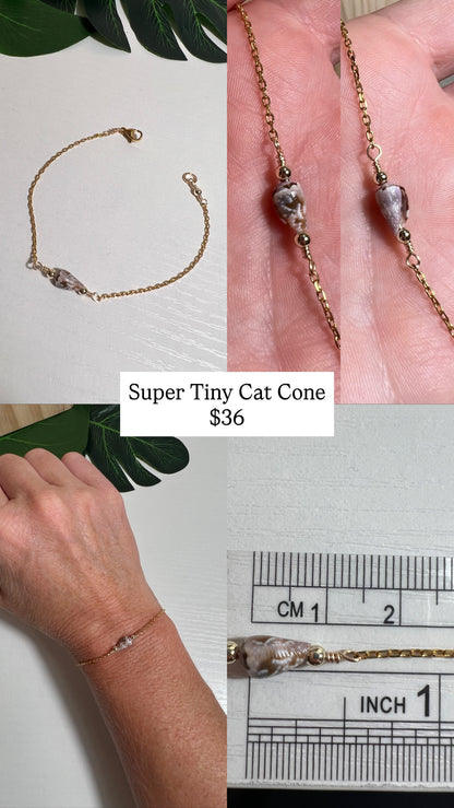 Super Tiny Cat Cone Bracelet