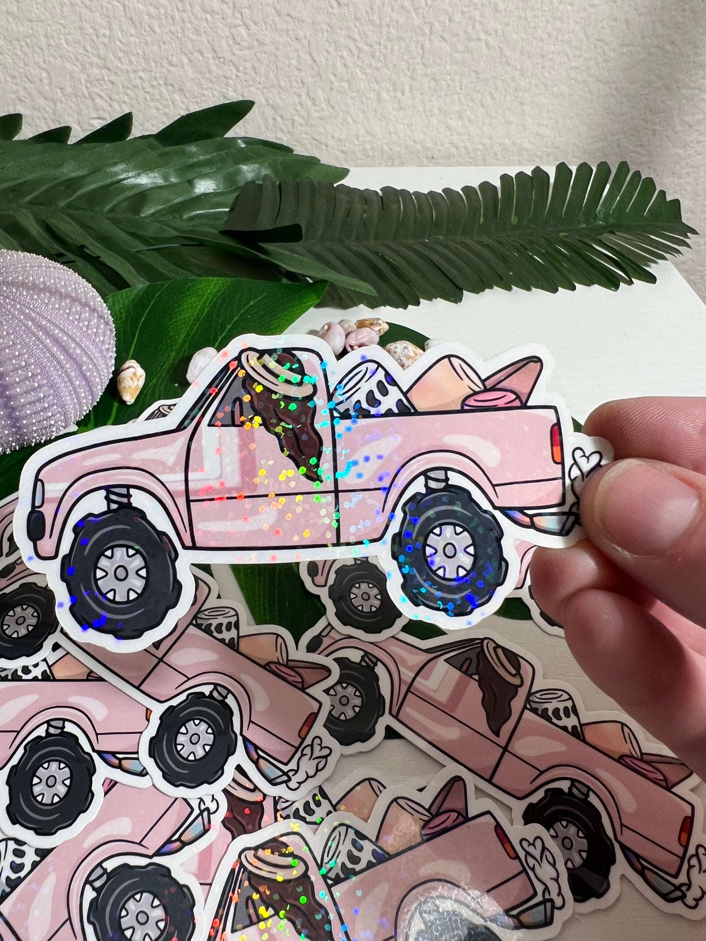 Shell Huntah Truck Stickers