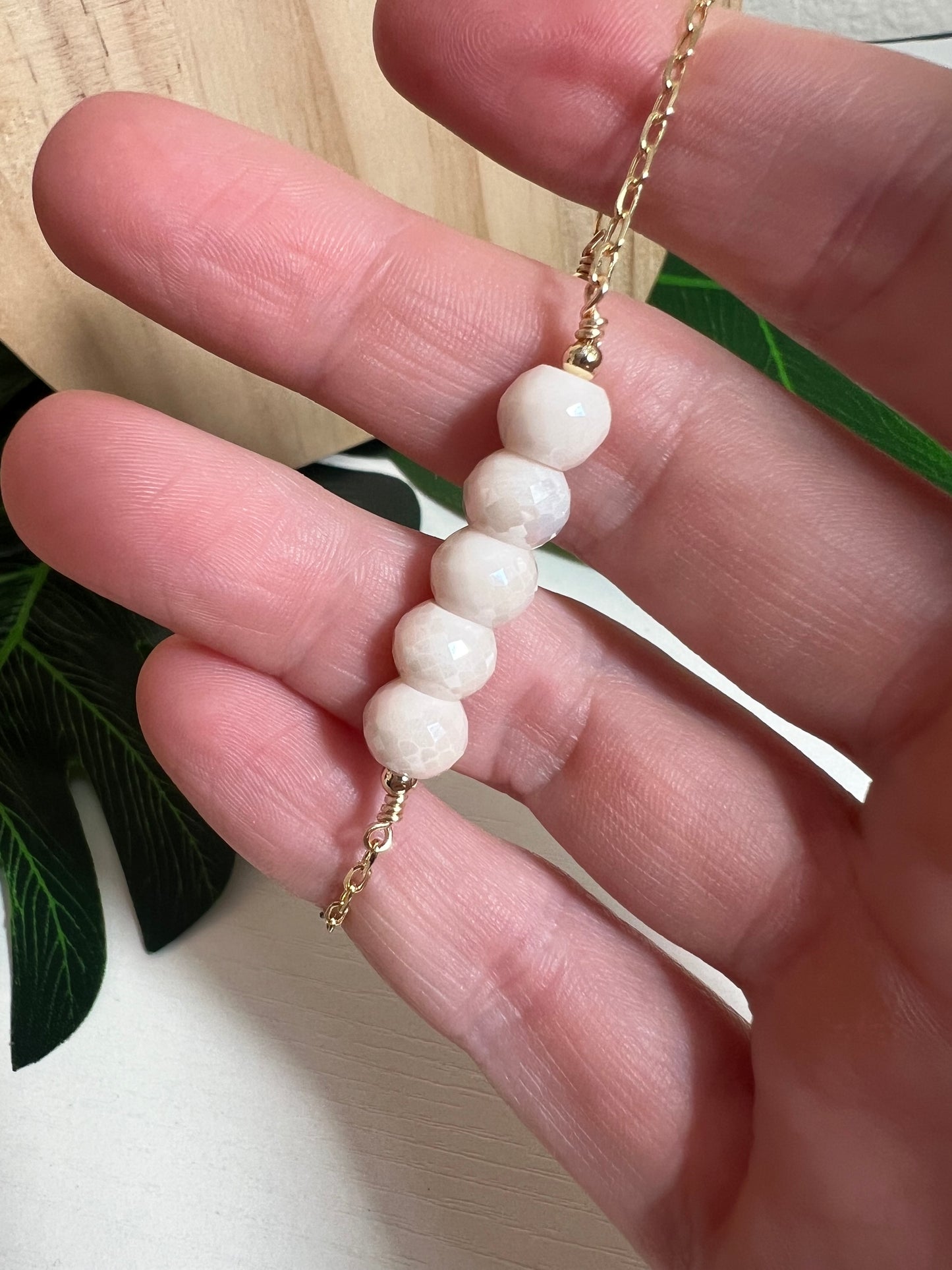 Shimmer Bead Bracelet
