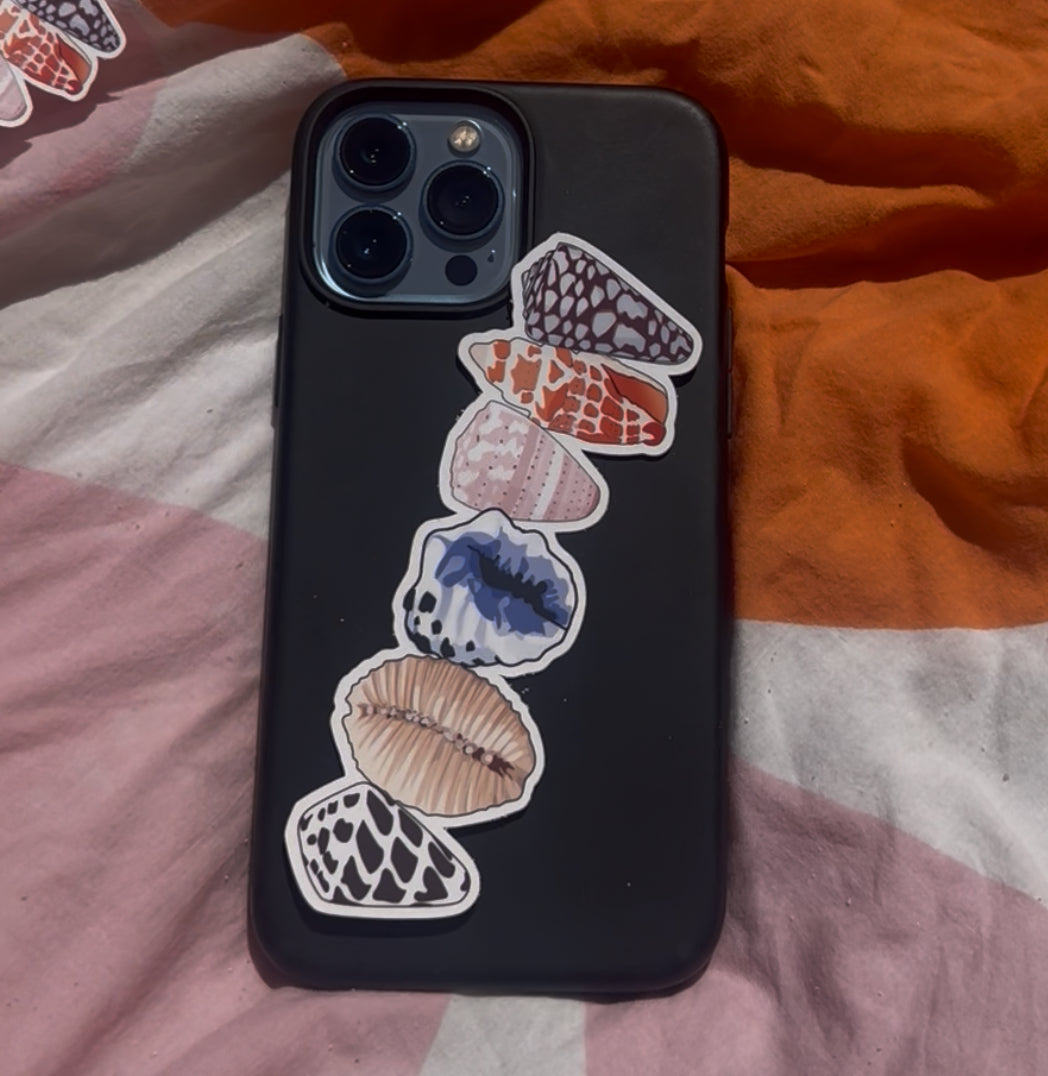 Shell Line Sticker