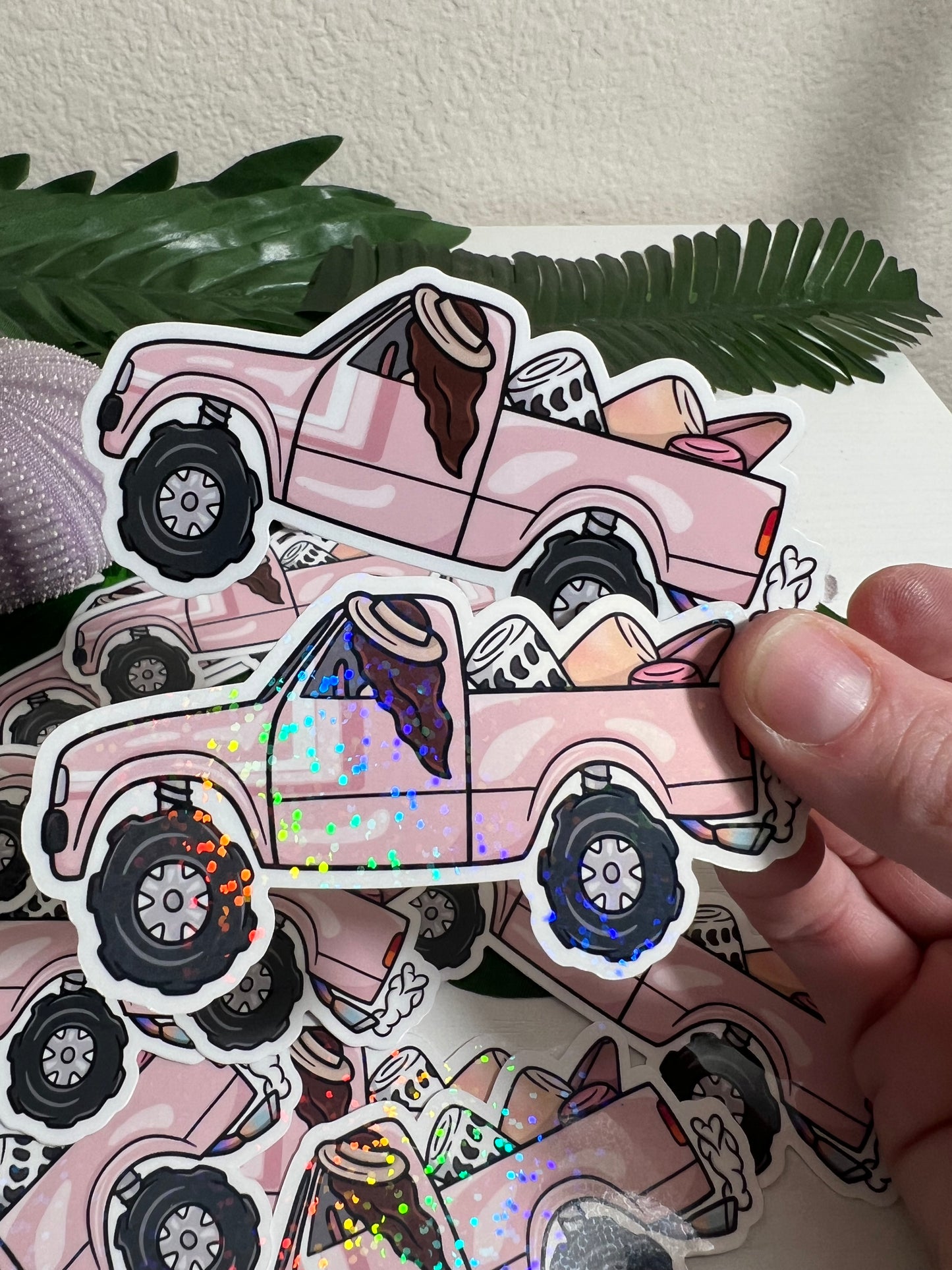 Shell Huntah Truck Stickers