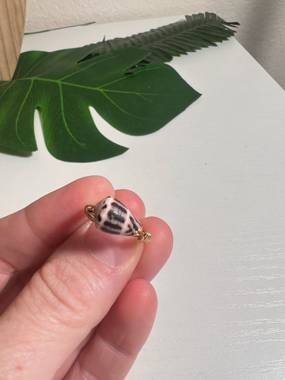 Chaldean Cone Wire Wrapped Ring - Size 6