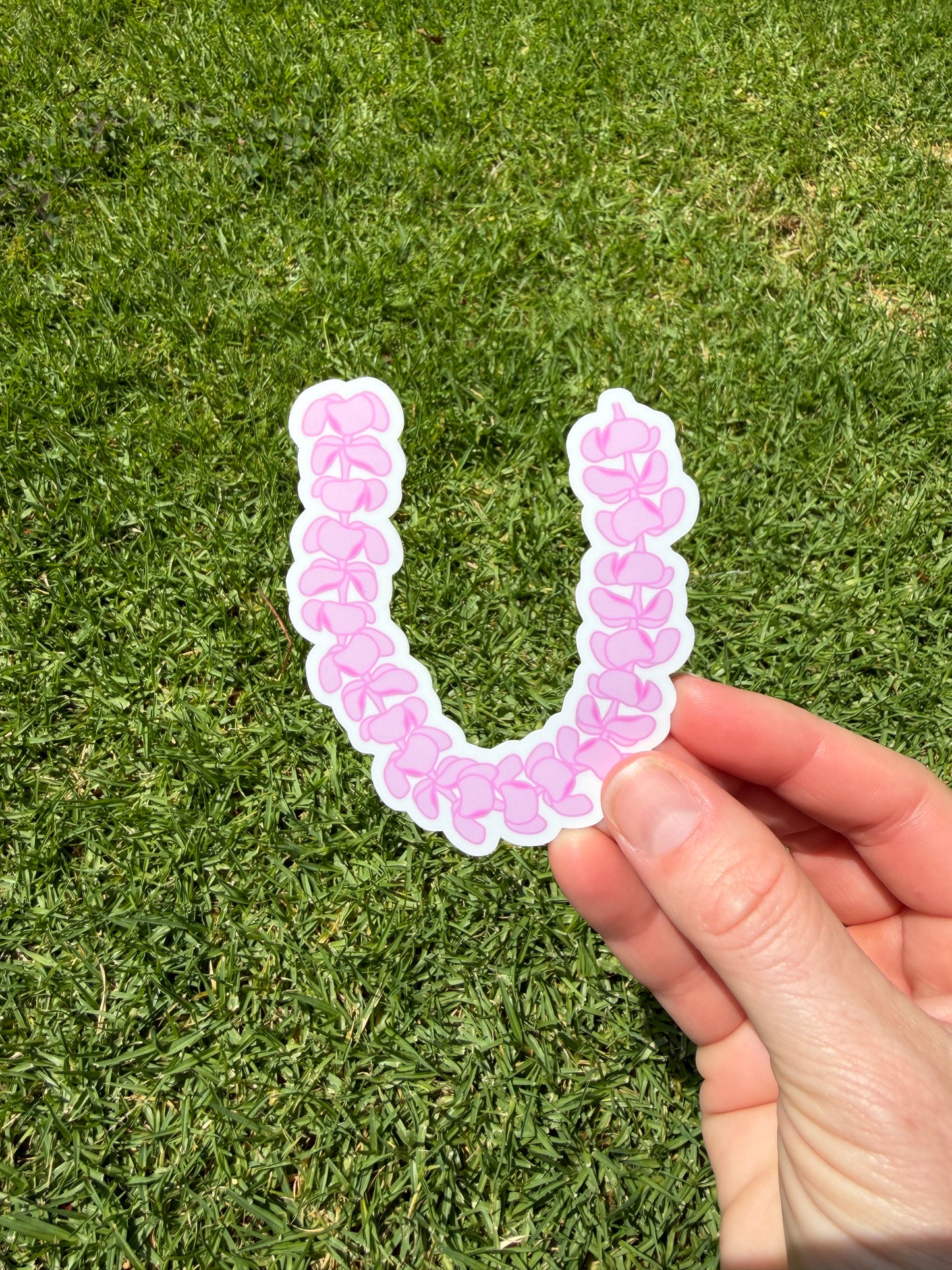 Pink Pua Lei Sticker