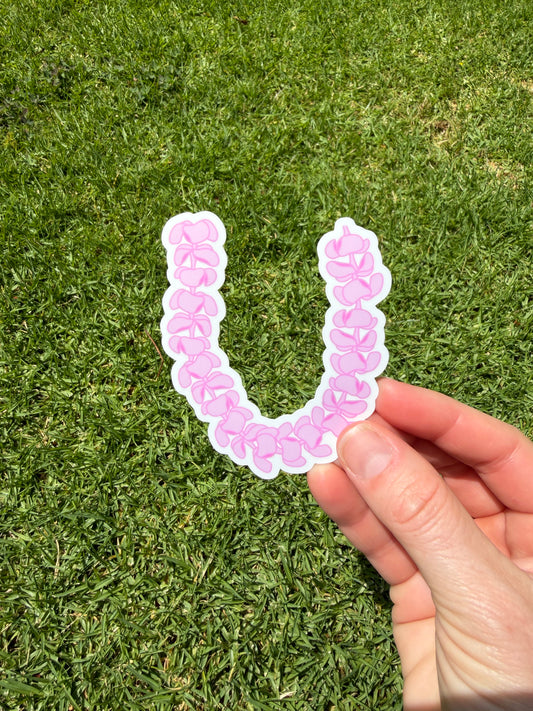 Pink Pua Lei Sticker