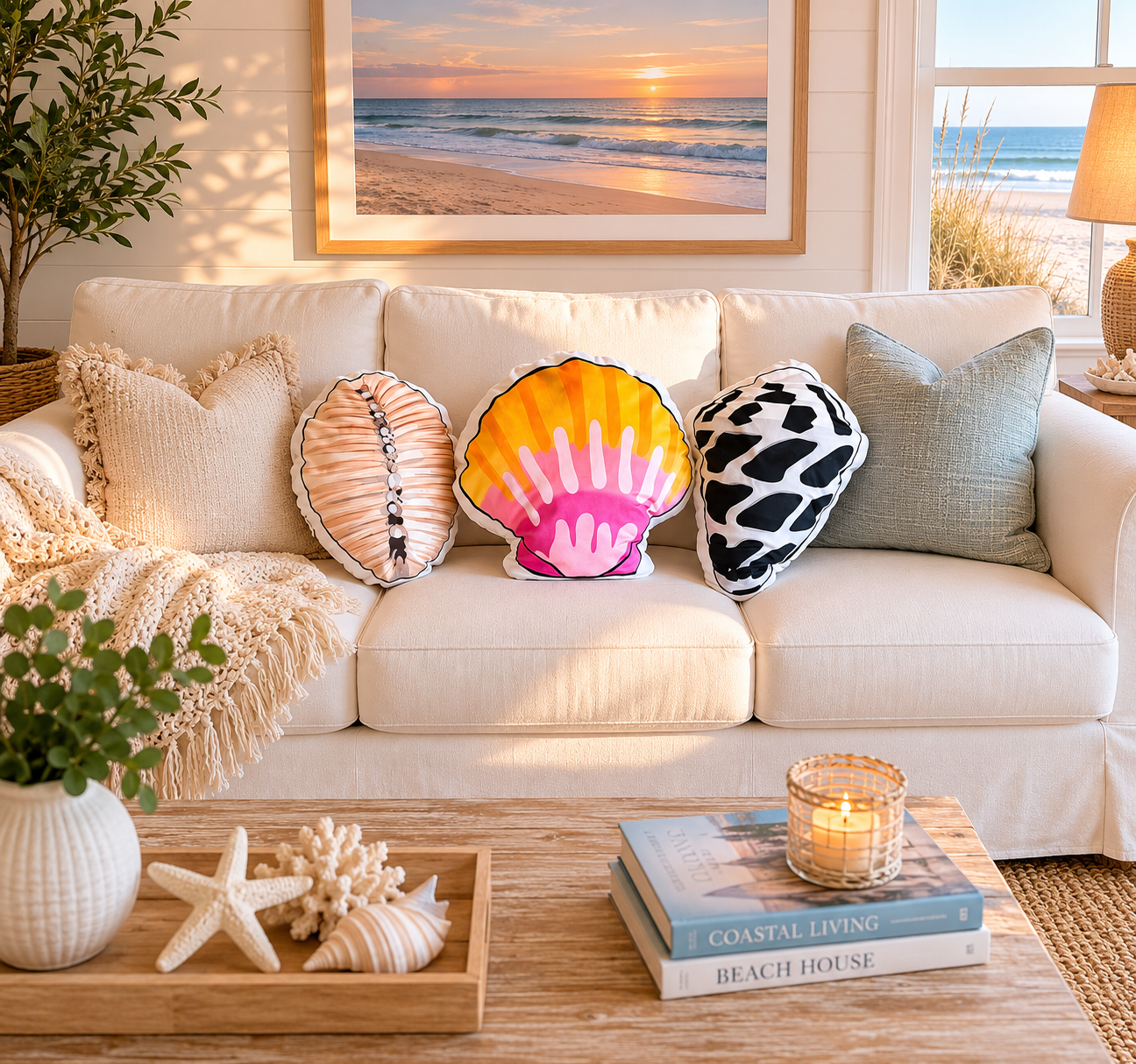 Seashell Pillows