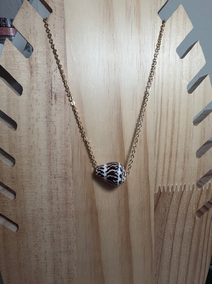 Chaldean Cone Floating Shell Necklace – Gold Filled | 17"