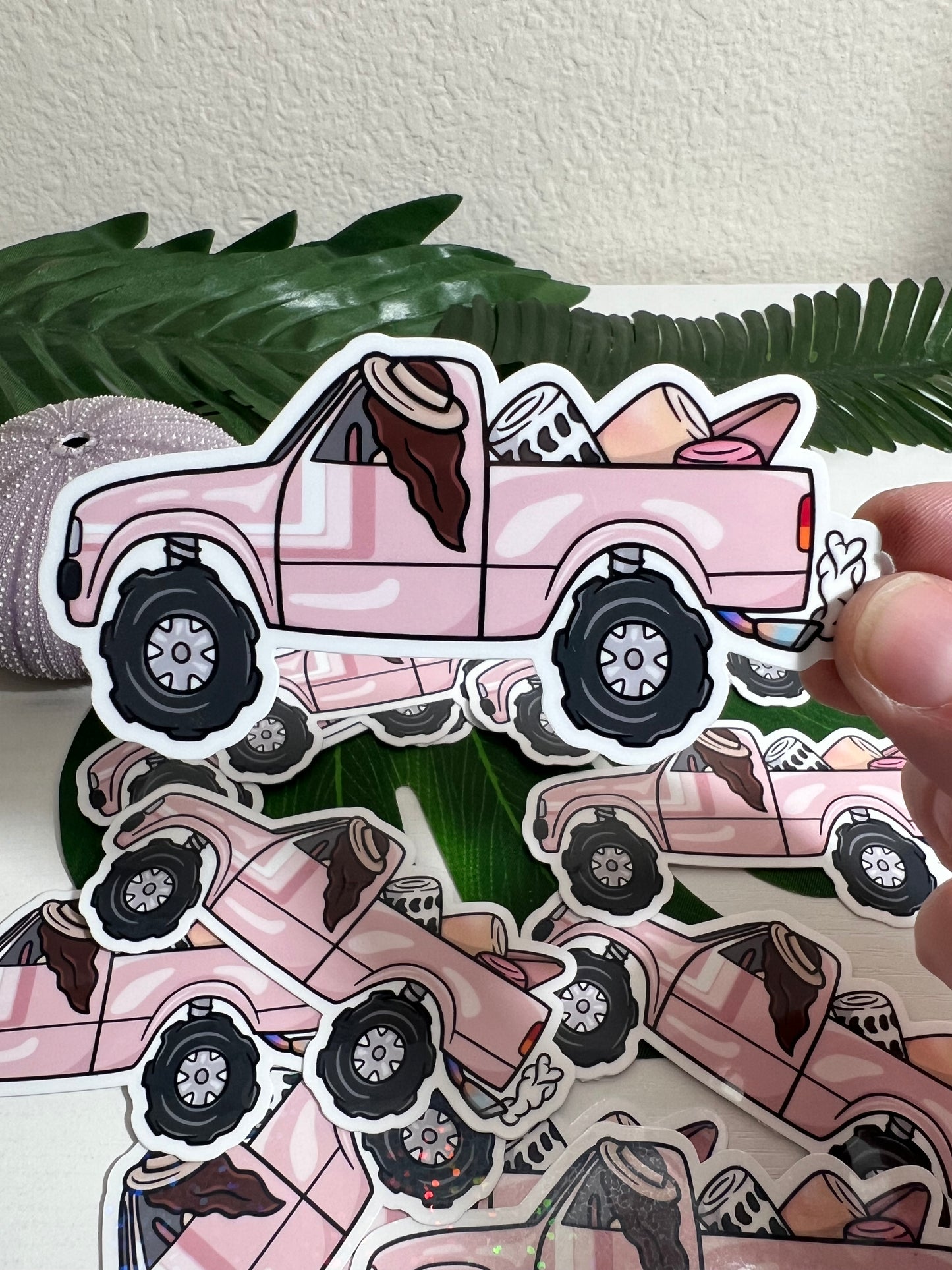 Shell Huntah Truck Stickers