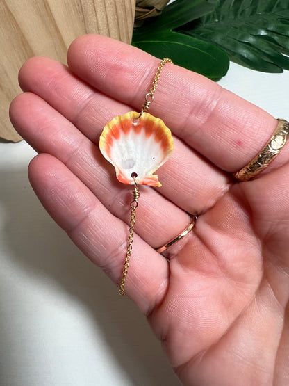Sunrise Shell Bracelet - Gold Filled