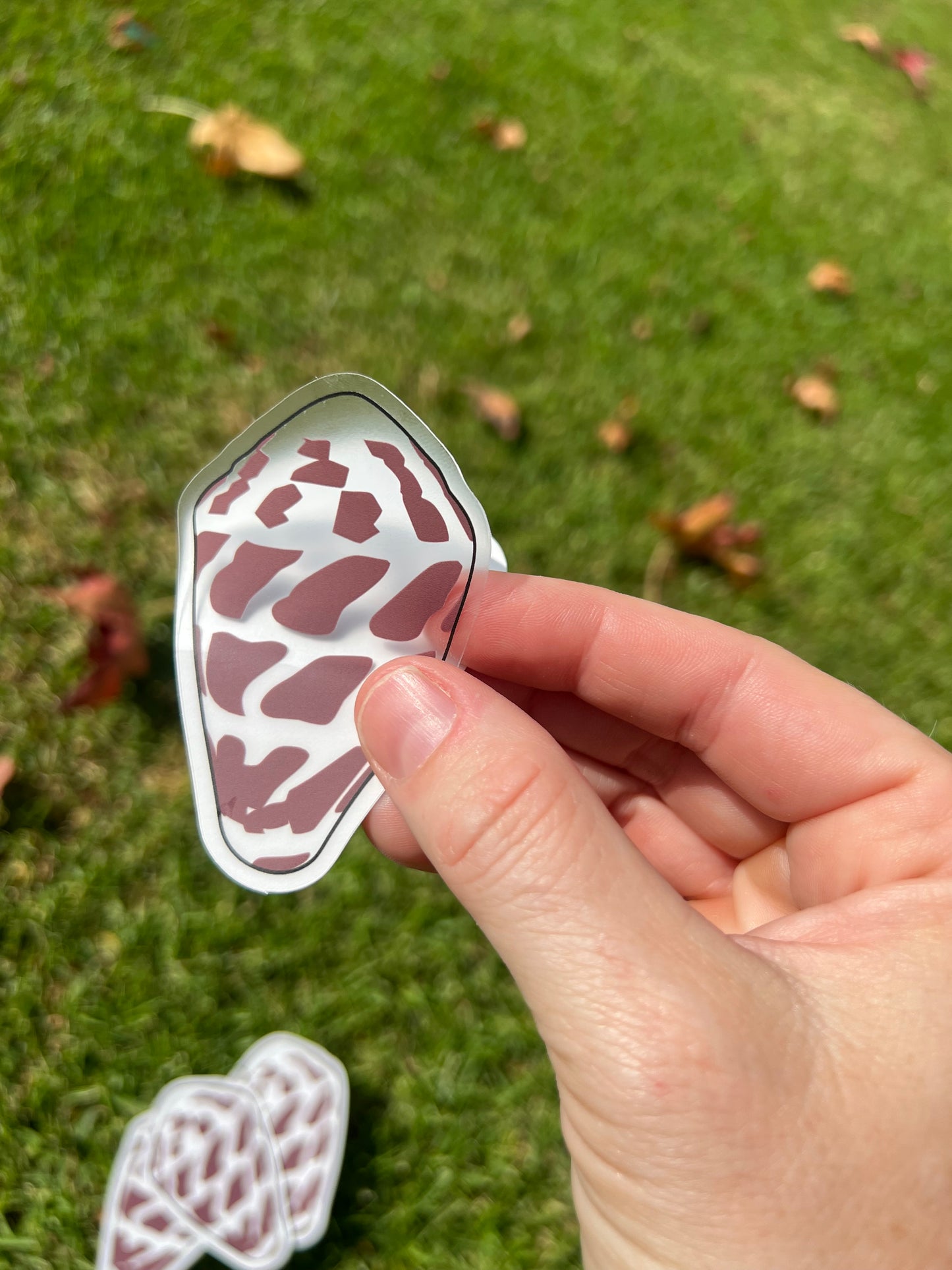 Brown Hebrew Sticker