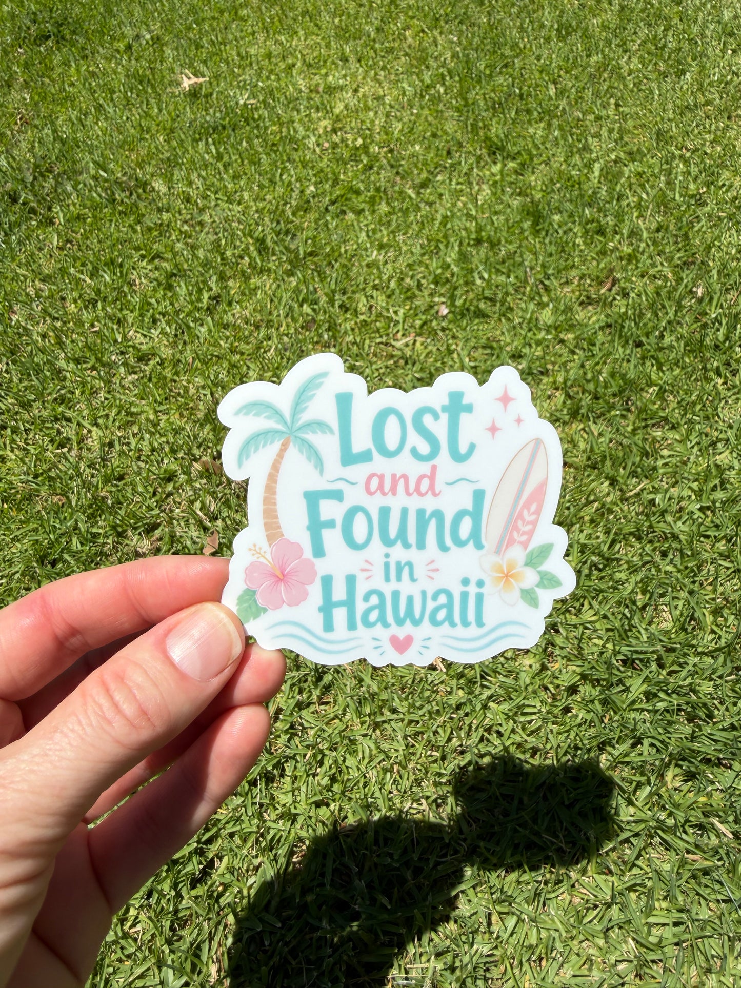 Lost and Found in Hawaii Sticker
