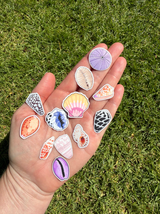 Mini Seashell Stickers