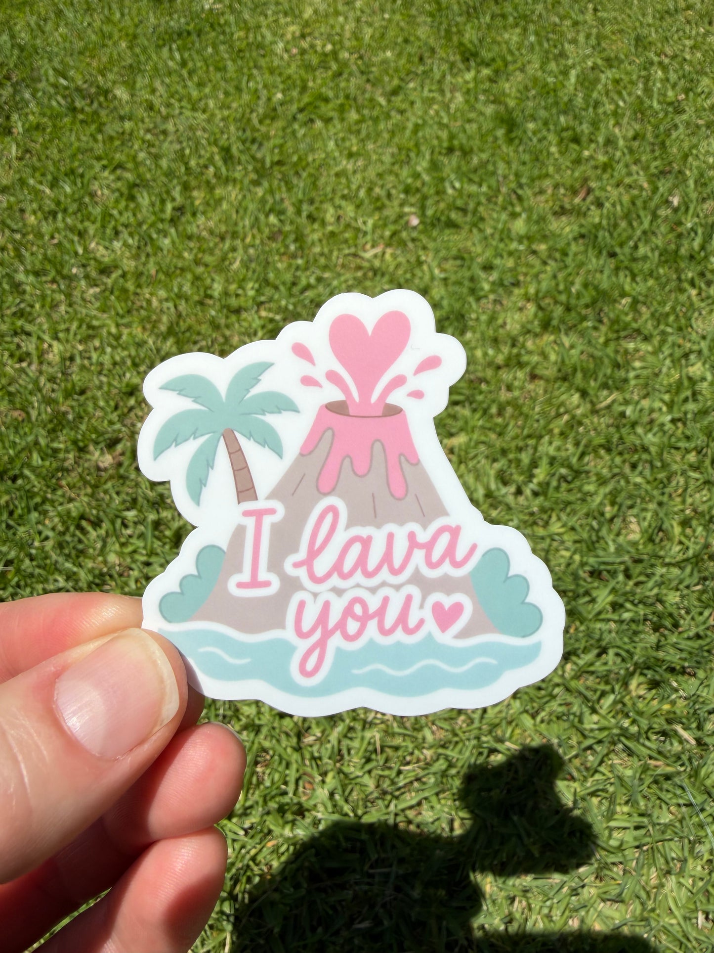 I Lava You Sticker