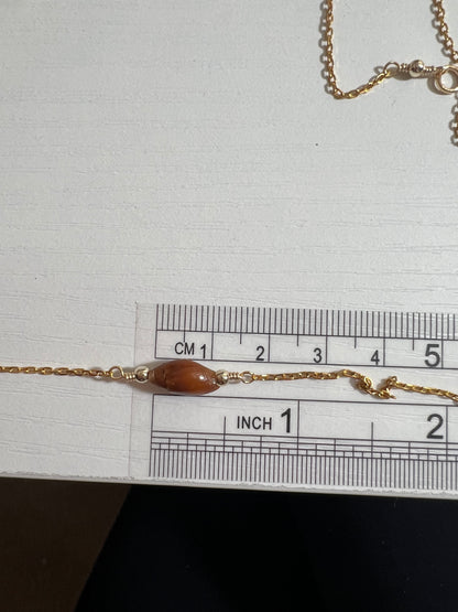Super Tiny Brown Miter Shell Bracelet