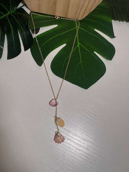 Sanibel Triple Shell Dangle - Gold Filled