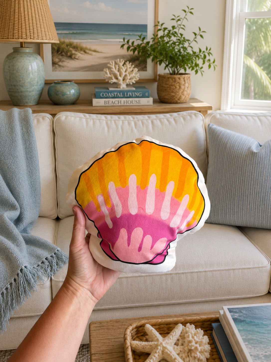 Mini Seashell Pillows