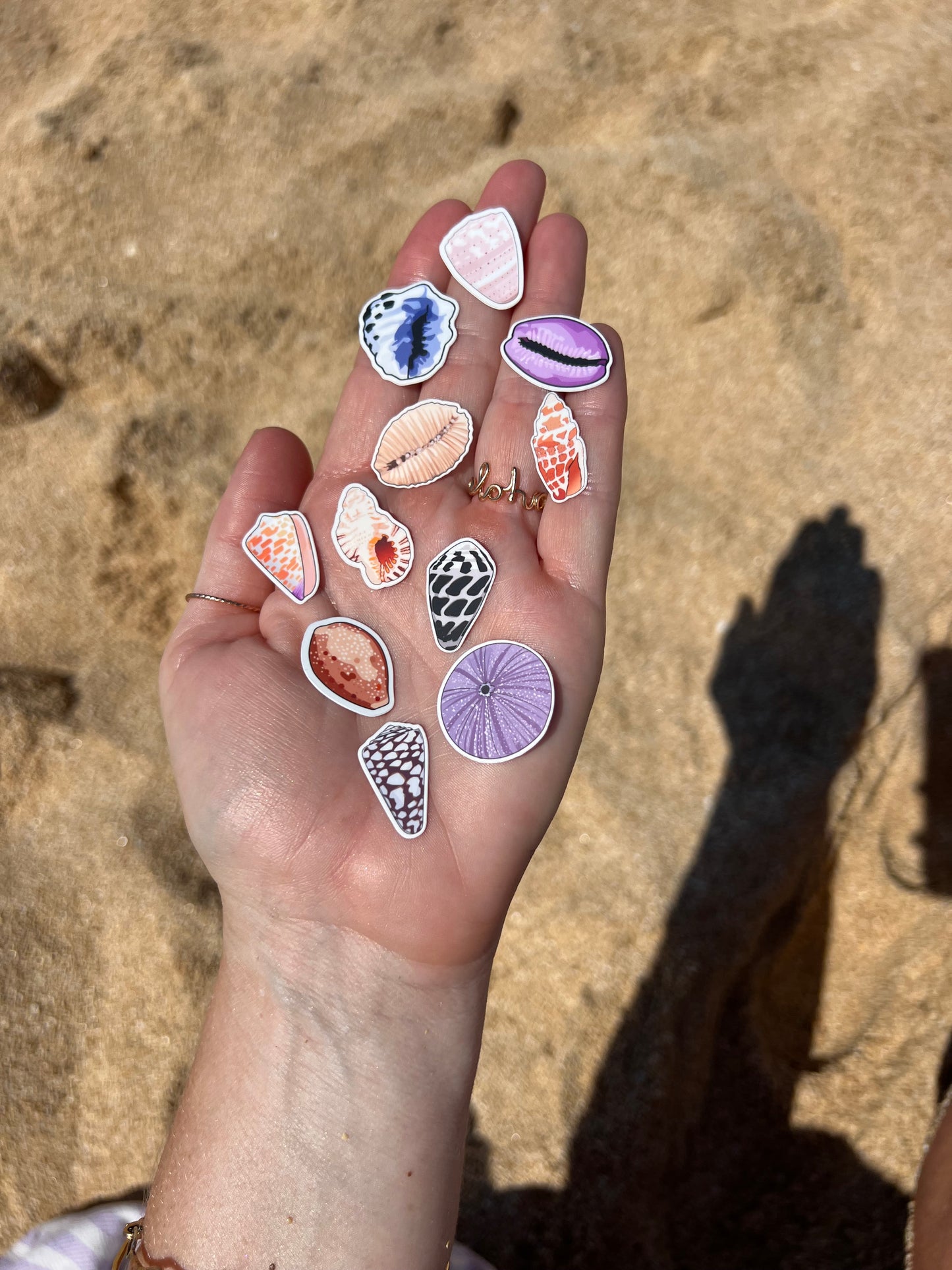 Mini Seashell Stickers