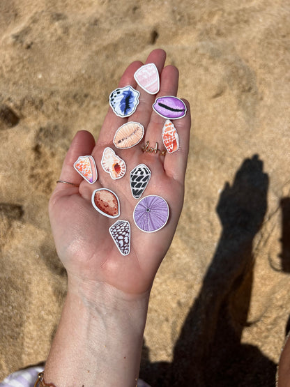 Mini Seashell Stickers