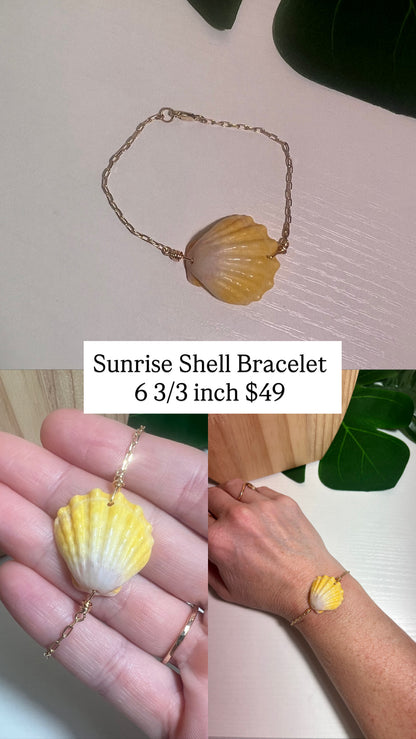 Sunrise Shell Bracelet
