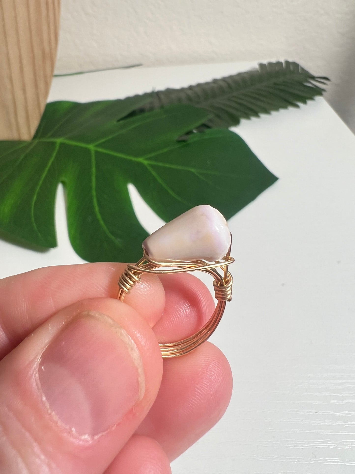 Morelets Cone Wire Wrapped Ring - Size 5 - Gold Filled
