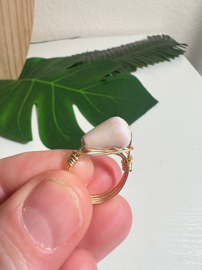 Morelets Cone Wire Wrapped Ring - Size 5 - Gold Filled
