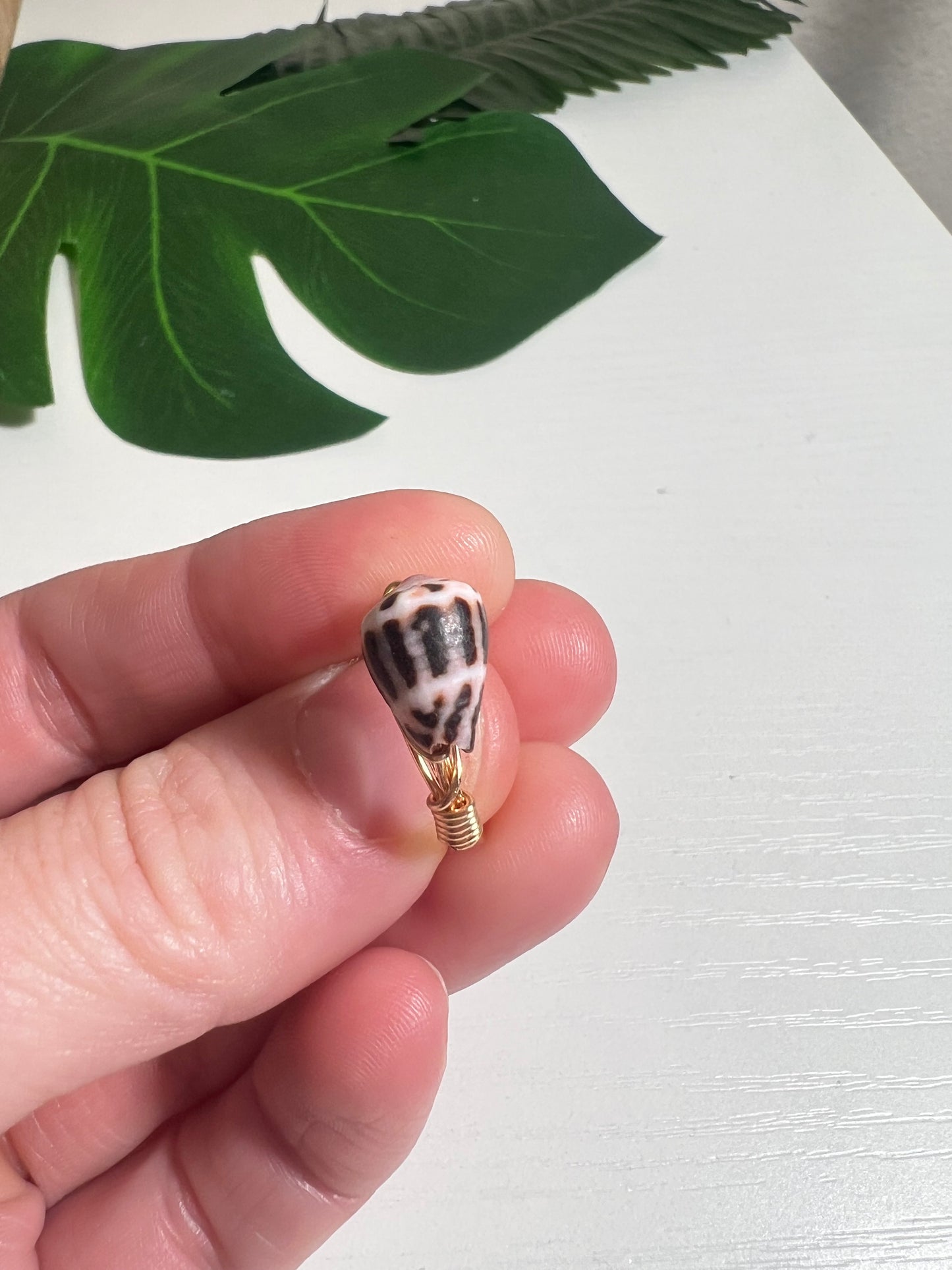 Chaldean Cone Wire Wrapped Ring - Size 6