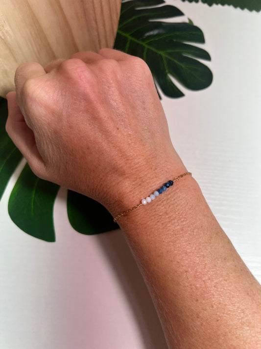 Blue Ombre Bracelet