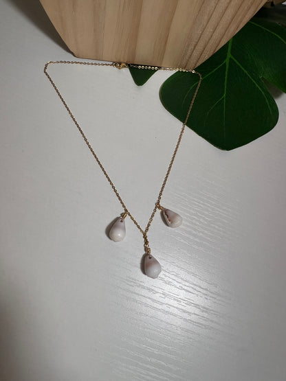 3 Hawaiian Cone Shell Necklace