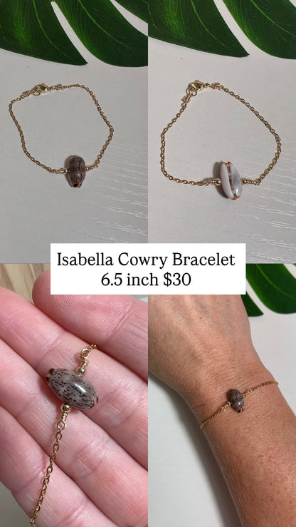 Isabella Cowry Bracelet