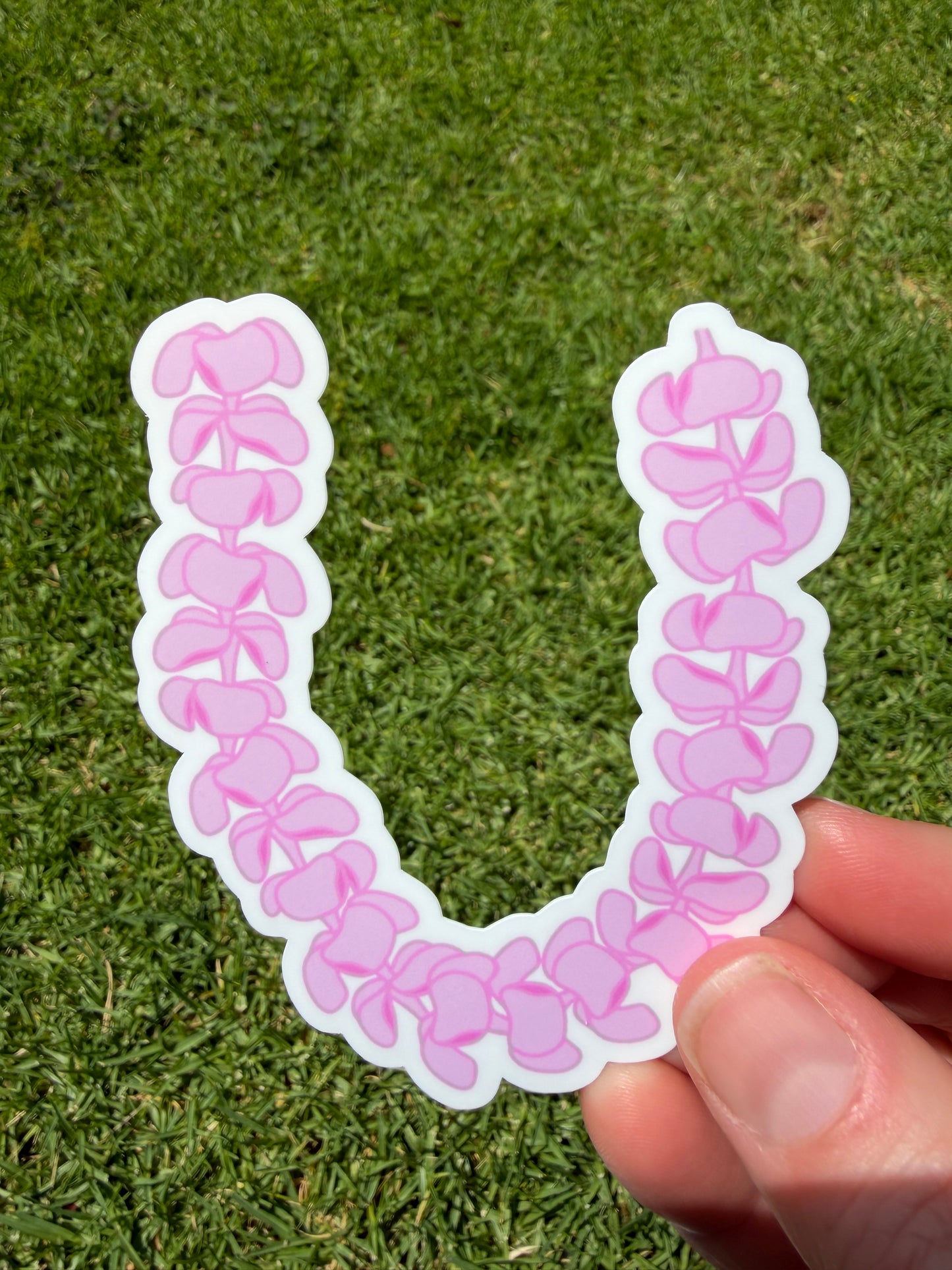 Pink Pua Lei Sticker