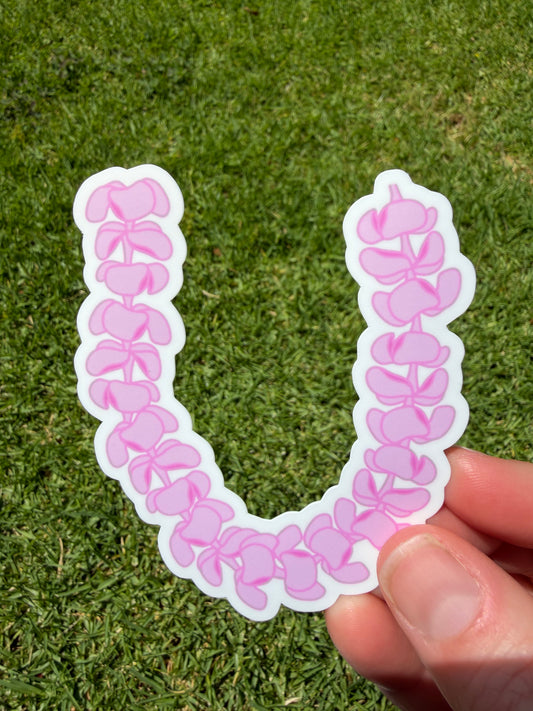 Pink Pua Lei Sticker