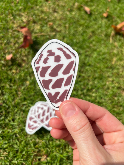 Brown Hebrew Sticker
