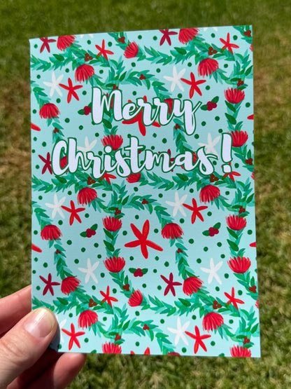 Tropical Coastal Christmas Cards