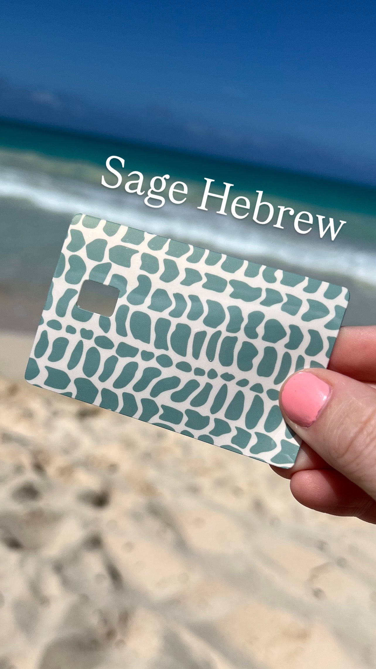 Hebrew Cone Shell Pattern Card Skins