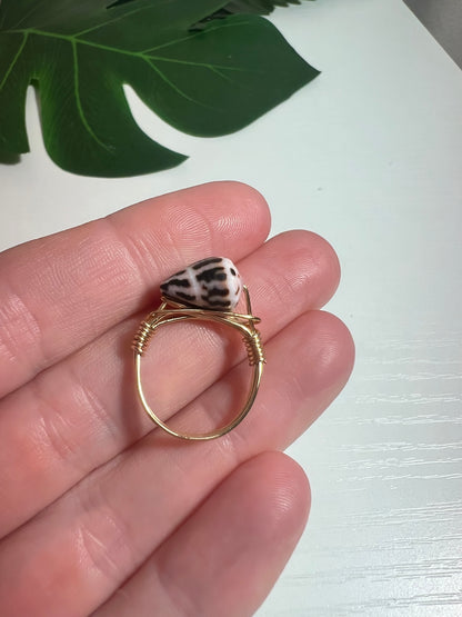 Chaldean Cone Wire Wrapped Ring - Size 6