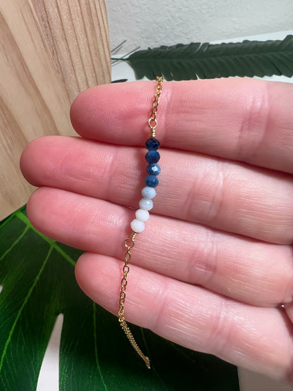 Blue Ombre Bracelet